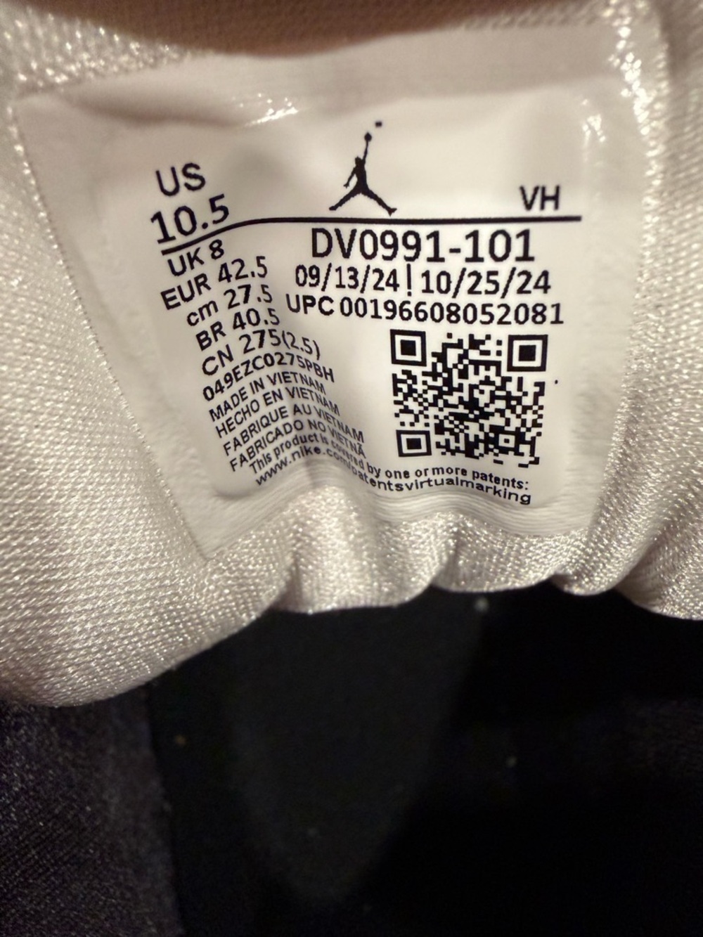 Nike Air Jordan 1 Mid Black White PANDA New Shoes Women size 10.5 like new - Picture 8 of 10